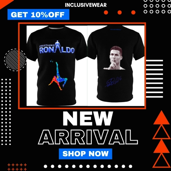 Cristiano Ronaldo "New" "2023" Unisex Cut & Sew Tee - Picture 1 of 8